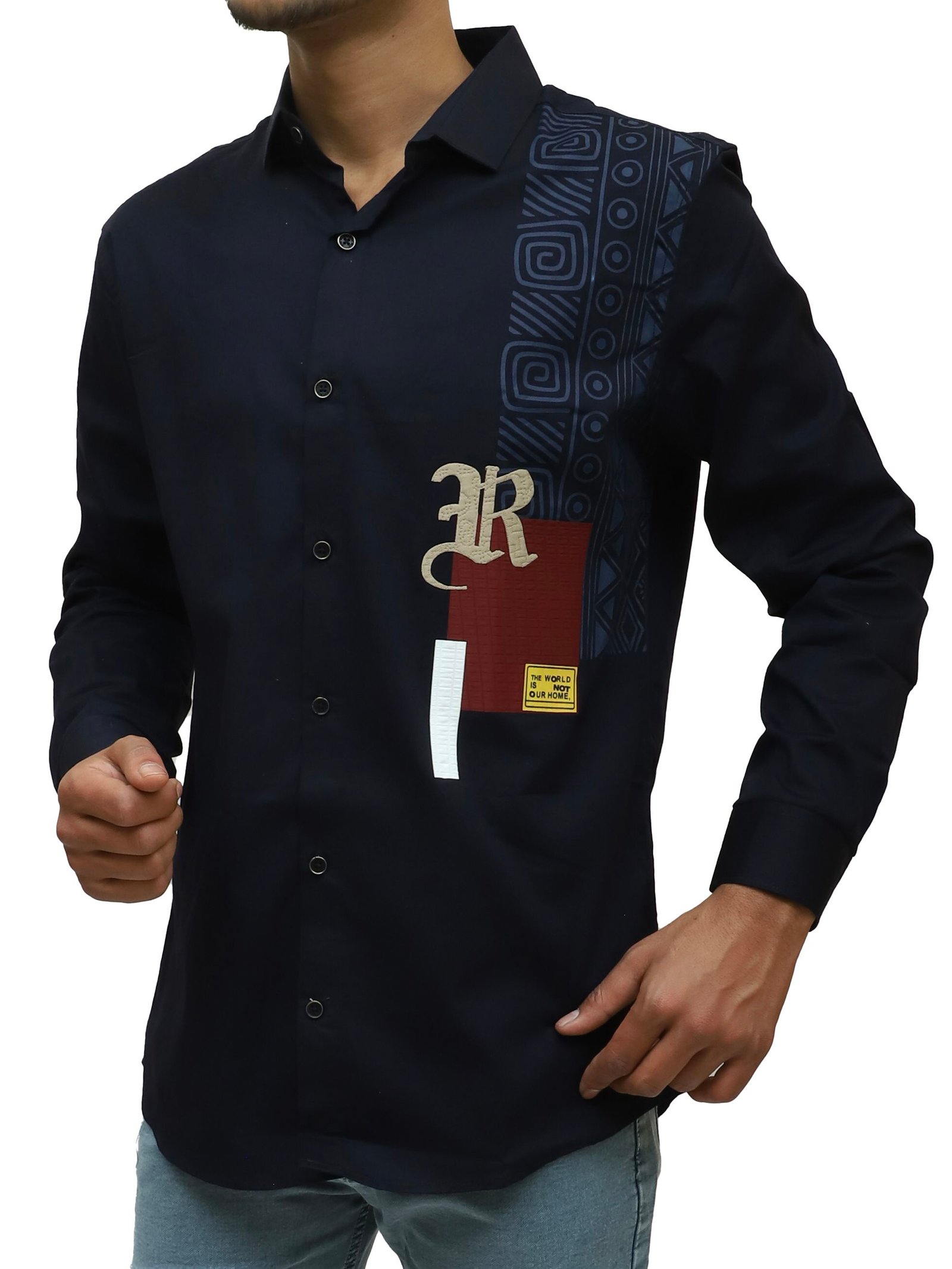 Check solid colors Casual Shirt